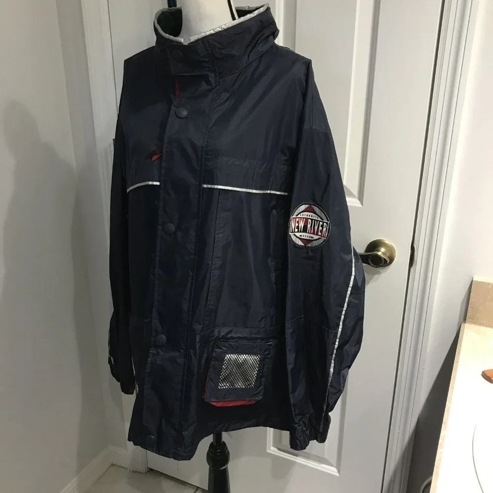 New River Nylon Hooded All Weather Jacket XL Flawless